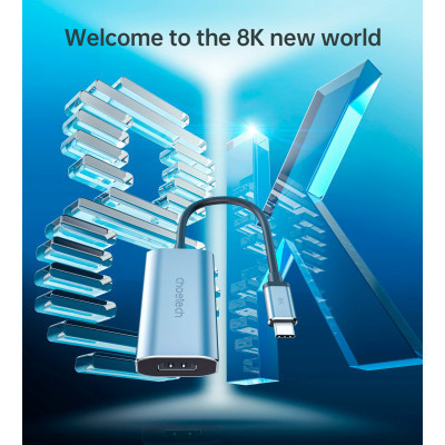 Переходник USB-C to HDMI 8K 60 Hz Choetech (HUB-H16-GY) Винница - изображение 8