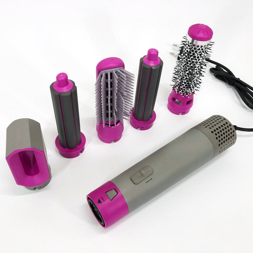 Фен з різними режимами 5, Фен для об'ємної укладки, Багатофункціональний фен-щітка для волосся GC-68 Львів - фото 5