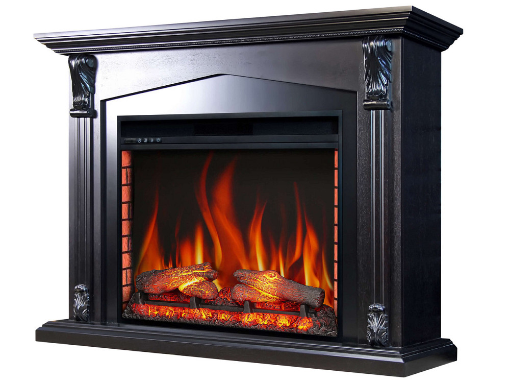 Камінокомплект ArtiFlame Praga AF33 венге з обігрівом і звуком горіння вогню Львів - фото 2