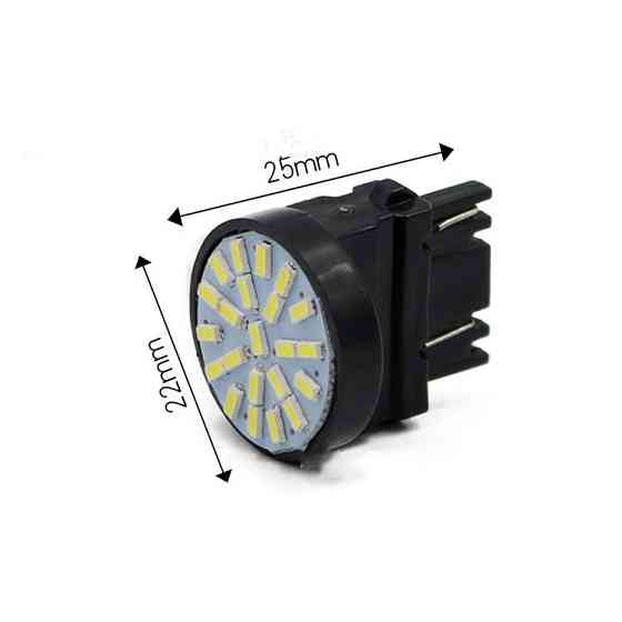 Автолампы LED 1157 красные для стоп-сигналов и поворотов 2шт Киев