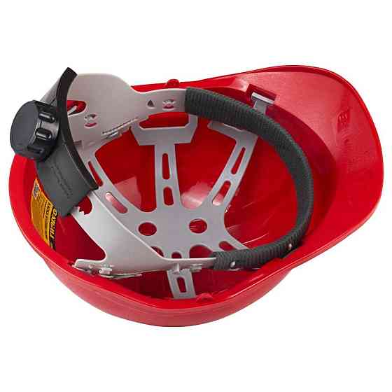 Каска будівельна 8 точок кріплення (червона) SIGMA (9414511) Київ