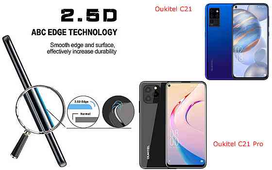 Захисне скло ArmorGlass для Oukitel C21, Oukitel C21 Pro – стійке до подряпин та ударів Київ