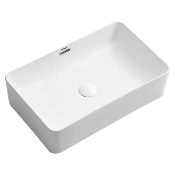 Раковина накладна Mixxus Premium QUADRO-0209 600х370х140mm з переливом   ( MP6522 ) 20971 Харків