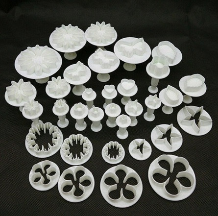 Набор кондитерских плунжеров и вырубок 33 штуки белый Киев - изображение 2