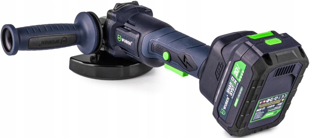 Болгарка (вуглецева шліфмашина) Wuber + 2 акумулятори + зарядний пристрій DIAX (Польща) Київ - фото 4