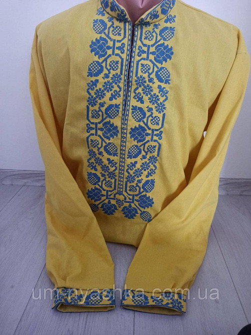 Мужская льняная вышиванка Всеволод2 Кривой Рог - изображение 20