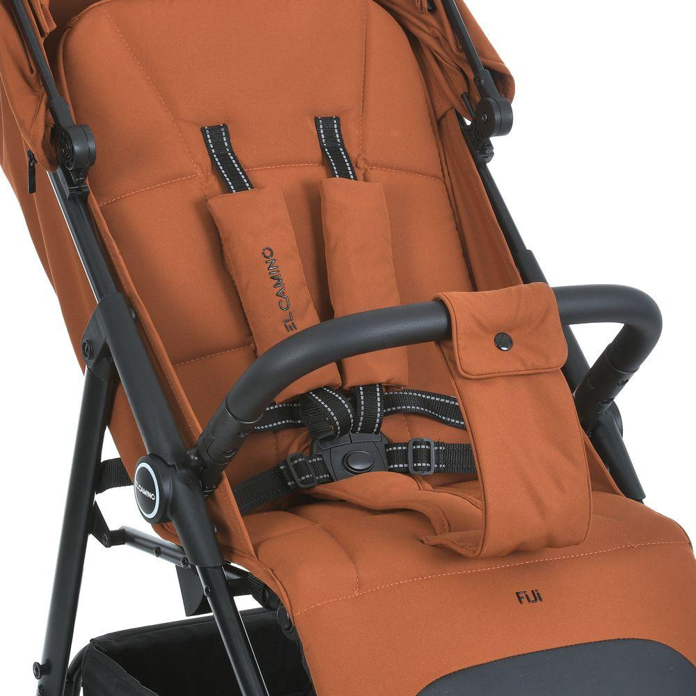 Коляска дитяча FIJI Ginger Orange прогулянкова з москітною сіткою та чохлом на Помаранчева (ME 1113-2) Чернигов - изображение 2
