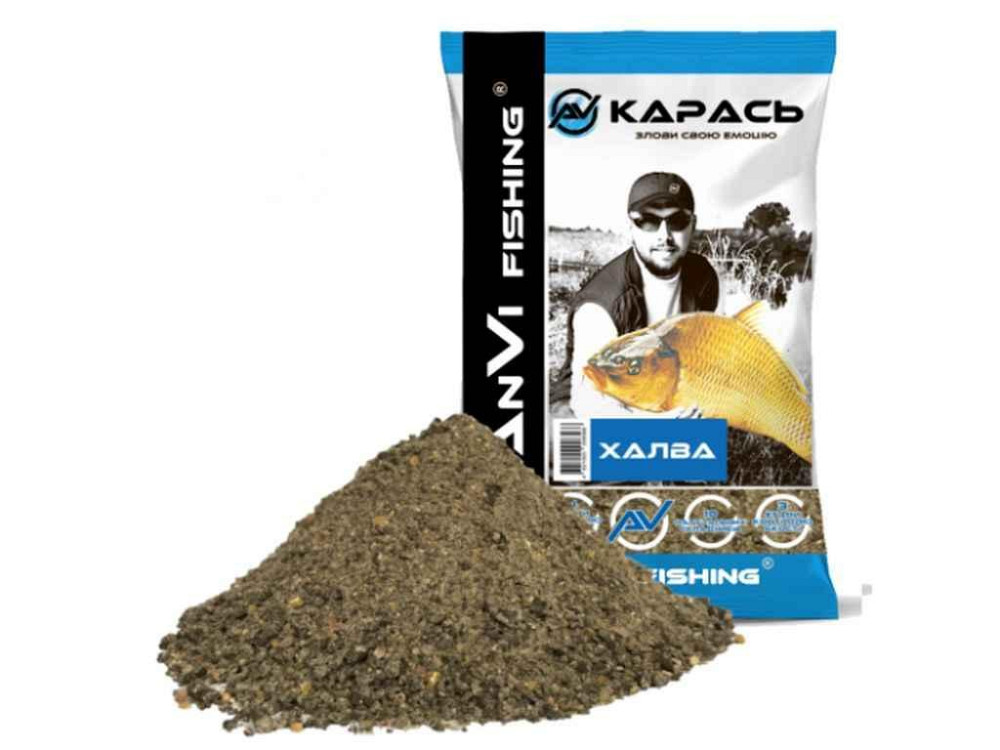 Принада для лову риби Карась ХАЛВА 1кг ТМ ANVI-FISHING   Solmir Solmir Solmir Київ - фото 1