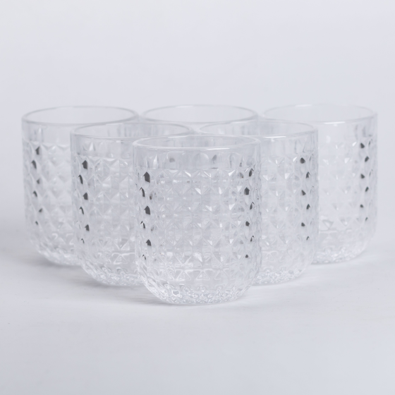 Набір склянок 6 шт по 250 мл Прозорий HP-19-105 Коломыя