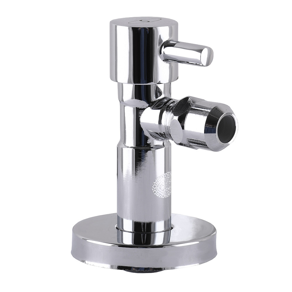 Кран напівобертовий кутовий з цангою SOLOMON 1/2″х 3/8″ Lazer 7076 ( 2 шт.) Тернополь - изображение 1