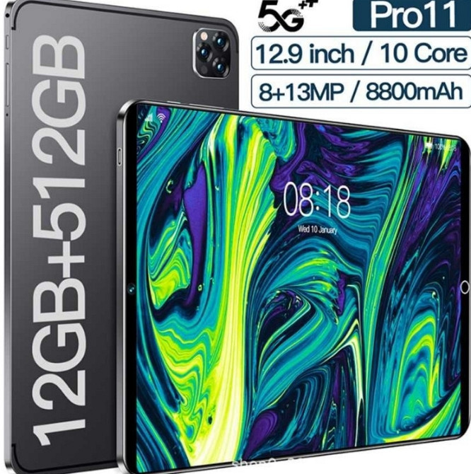 Планшет 10-дюймовый 12 гб /512 гб, Android 14, Процессор: Snapdragon888. Харьков - изображение 3