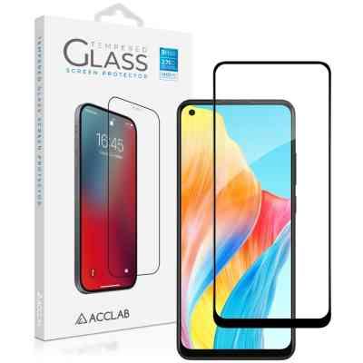 Скло захисне ACCLAB Full Glue Oppo A78Black (1283126582882) Вінниця