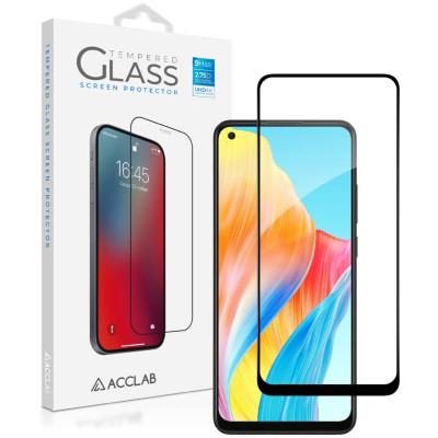 Скло захисне ACCLAB Full Glue Oppo A78Black (1283126582882) Вінниця - фото 1