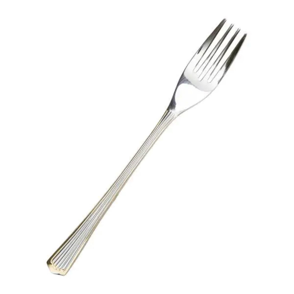Yiwu Набір десертних виделок 6 штук виделки для десерту з нержавіючої сталі 15.2 см Срібло із з Киев - изображение 3