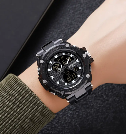 Часы мужские наручные спортивные Skmei 2119 (Черный) Винница