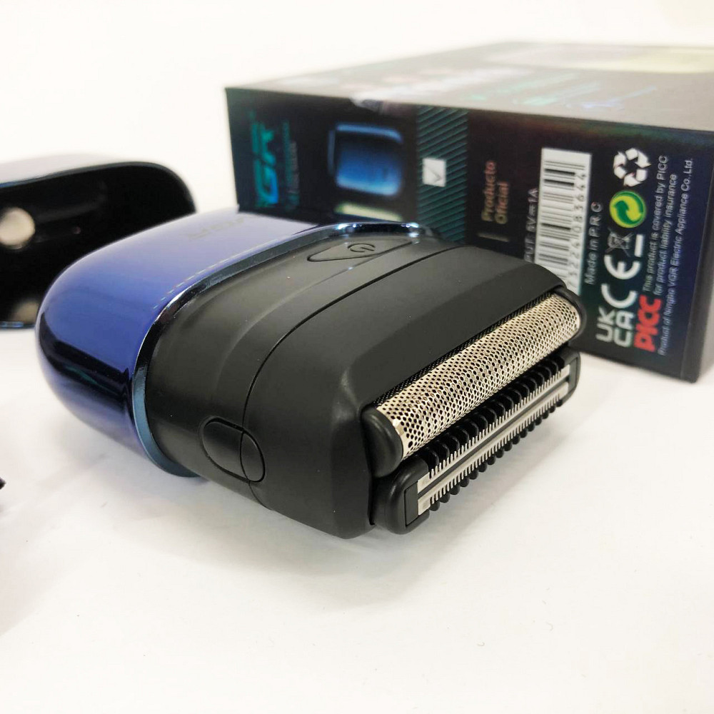 Компактна електробритва чоловіча VGR V-364, Портативна електробритва для бороди, Бритви акумуляторні CG-50 Львів - фото 5