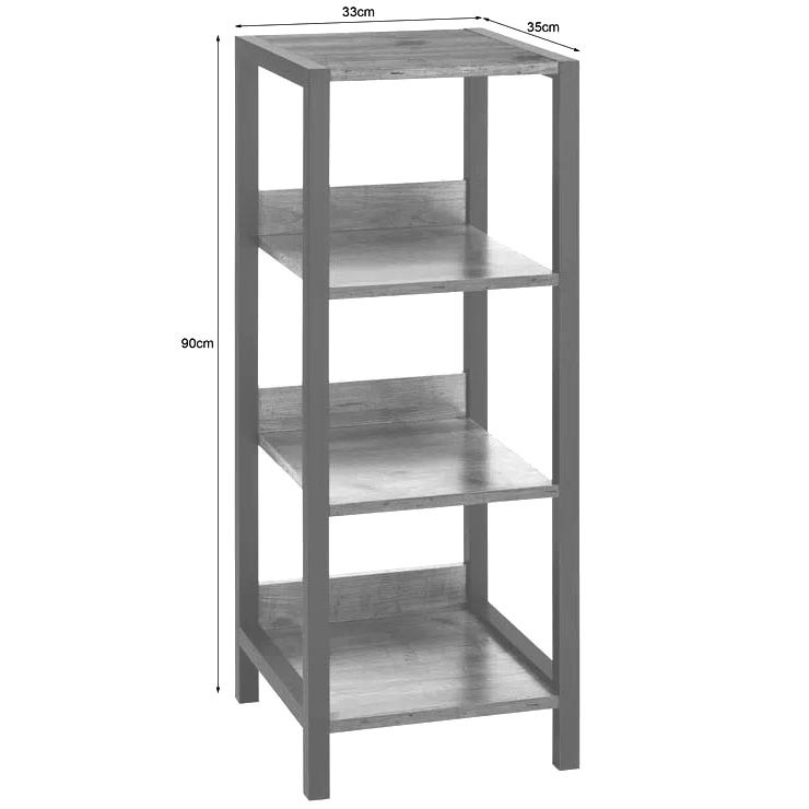 Етажерка для ванної "Фалаус" венге-маренго Миколаїв - фото 2