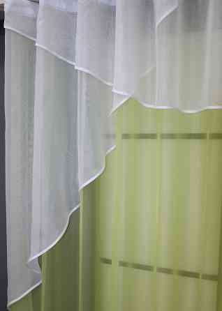 Кухонный комплект VR-Textil № 00к светло-оливковый с белым 280х170 см (59-937) Киев