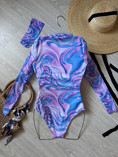 Суцільний жіночий купальник із захистом від сонця Харків - фото 4