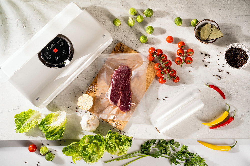 Вакууматор Adler AD 4503 для пакетів,рулонів та контейнерів/ 130Вт/ 30см/ ел. керування/ сірий Винница - изображение 12