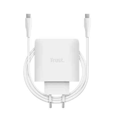 Зарядное устройство Trust USB-C 65W GaN PD/PPS white (25524_TRUST) Винница