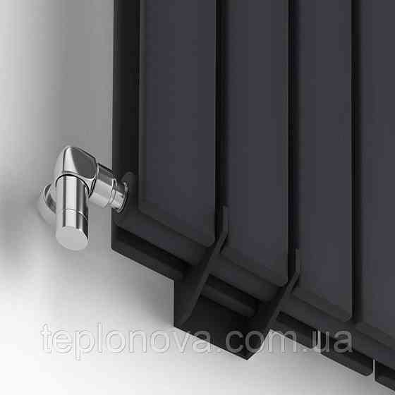 Дизайнерский радиатор 1800/272 (мм) чёрный мат IDEALE VITTORIA (боковое подключение) 12 4/1800/272 Черновцы