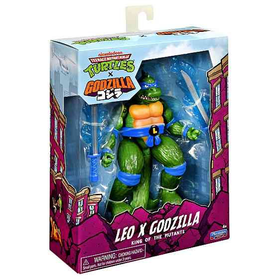 Фігурка TMNT x Godzilla – Лео в образі Ґодзілли Днепр