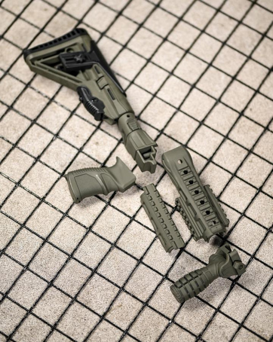 Набор приклад телескопический Fab Defense oliva ВТ6830 Одесса - изображение 1