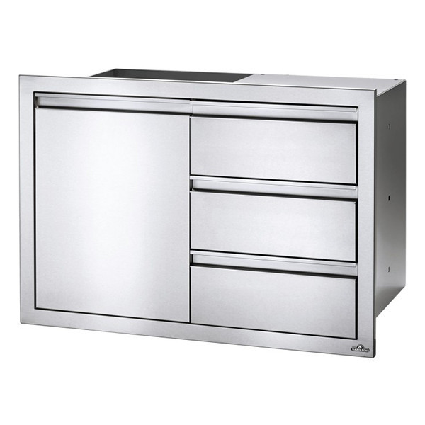 Модуль з 1-ма дверима і 3-ма висувними ящиками (91*61 см) Код: 008695 Рівне - фото 1