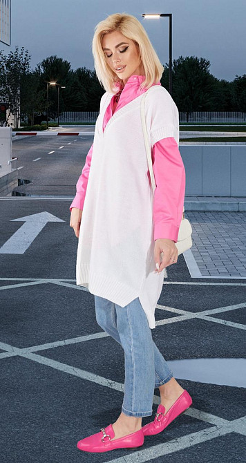 В'язана жилетка (48-54) Київ - фото 3