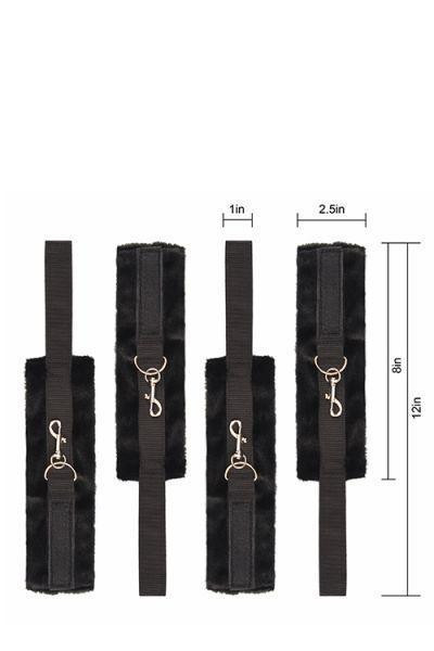 Ремінна система для фіксації до ліжка BLAZE BED RESTRAINT SET Sex Aura Київ - фото 3