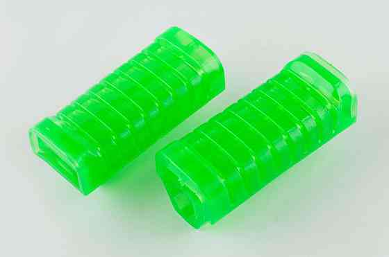 Гумки підніжок водія мопед Дельта (силіконові, зелені) Мукачево