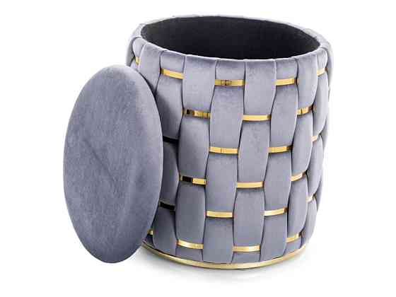 Пуф TIARA VELVET сірий TAP.252 Київ