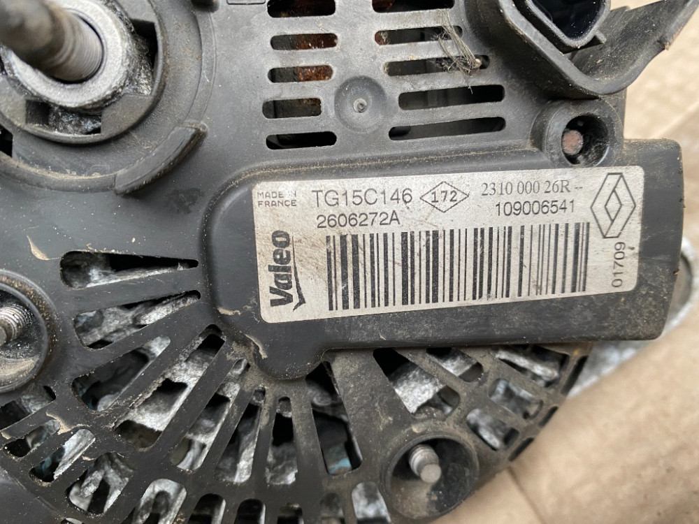 Генератор Renault Megane III 1.5 dci 2008-2015 (231000026R) Ковель - фото 3