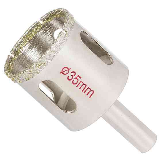 Коронка алмазная по керамике и стеклу Ø35мм SIGMA (1541351) Киев