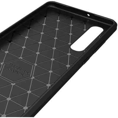 Чехол для мобильного телефона Laudtec для Huawei P30 Carbon Fiber (Black) (LT-P30B) Винница