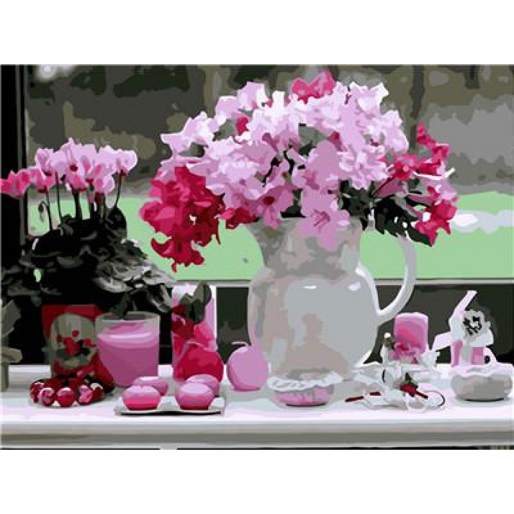 Картина за номерами на дереві 40*50 см "Josef Otten""Букет" (карт.уп+ фарби+пензлі) RAD5105, шт Київ - фото 1