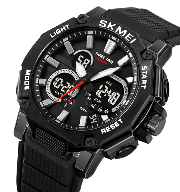 Годинник чоловічий наручний Skmei 2219 (Чорний) Вінниця - фото 3