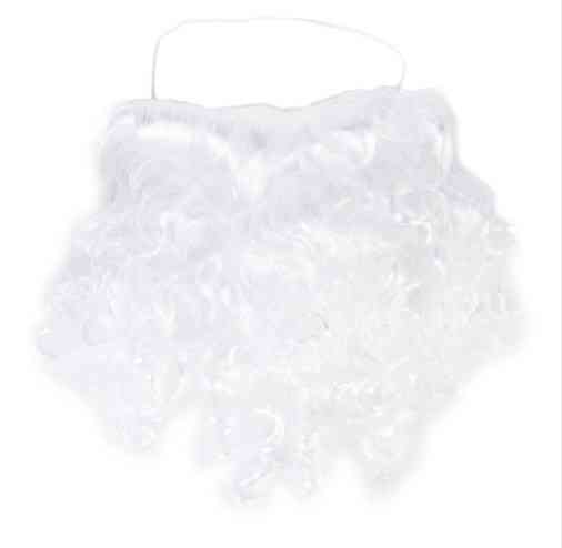 Борода Діда Мороза 17 на 17 см білий Київ