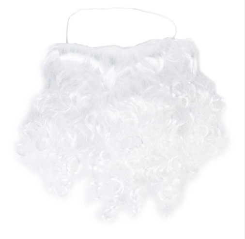 Борода Діда Мороза 17 на 17 см білий Київ - фото 4