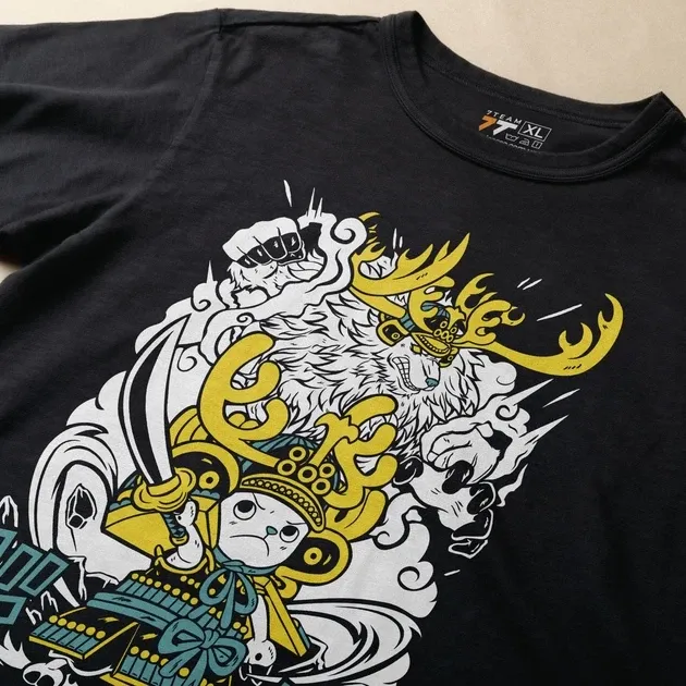 Футболка чоловіча з  принтом Ван Пис Чоппер Самурай Розмір 48 Anime0999 Дніпро - фото 3
