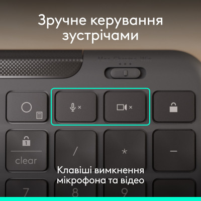 Комплект Logitech Signature Slim MK620 for Business USB-C UA Graphite (920-013349) Вінниця - фото 5
