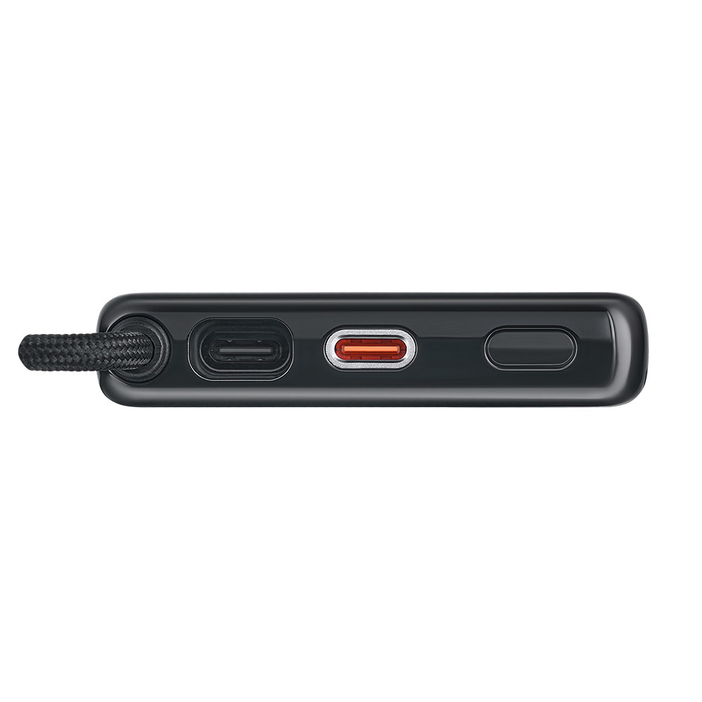 Повербанк (Power Bank) Brevia ePower 10000mAh 22,5W SuperSlim LCD черный металлик + кабель Львов - изображение 4