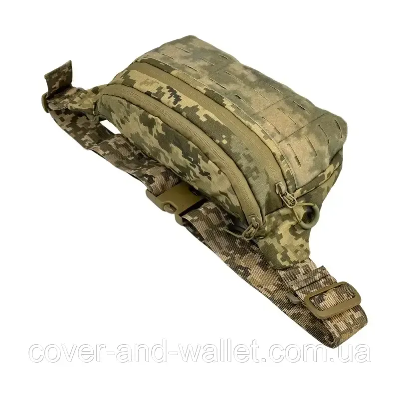 Большая армейская сумка бананка с велкро mm14 (pixel) Киев - изображение 3