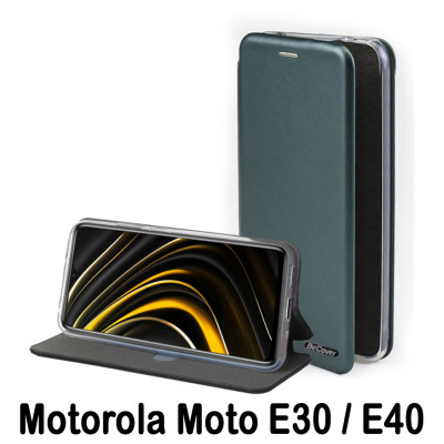Чехол для мобильного телефона BeCover Exclusive Motorola Moto E30 / E40 Dark Green (707907) Винница - изображение 1