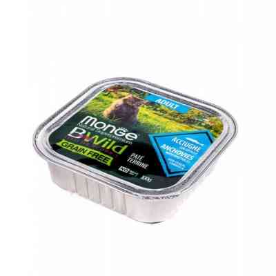 Паштет для котів Monge BWild Grain Free Wet Anchovies Adult Cat 100 г (8009470012874) Вінниця