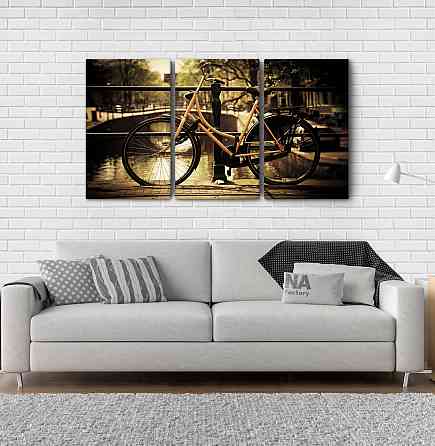 Модульная картина Велосипед Аrt-84_3А Киев