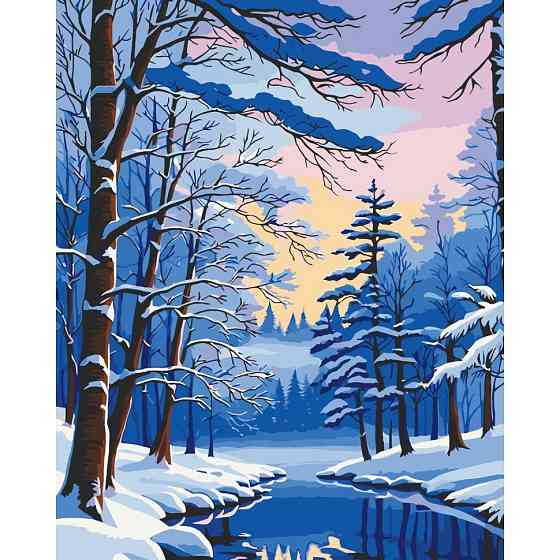 Картина за номерами "Зимовий ліс" 11048-AC 40х50 см Вінниця