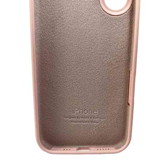 Чохол для смартфона Silicone Full Case AA Camera Protect for Apple iPhone 16 15,Pink Sand Київ