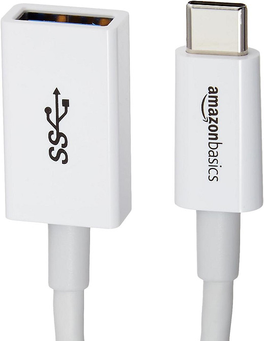Адаптер USB-C в USB-A 3.1 Gen1 кабель перехідник 5Gbps високошвидкісний для ноутбука смартфона iPhone 16 15 білий OTG конвертер Київ - фото 4
